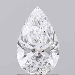 Diament laboratoryjny bezbarwny szlif gruszkowy, 1.03ct, VVS1, D, IGI LG683589293