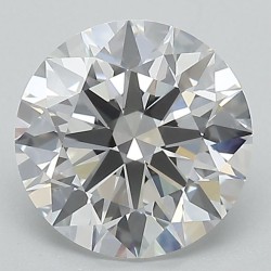 Diament laboratoryjny bezbarwny szlif okrągły, 2.07ct, VVS2, D, GIA 2507143638