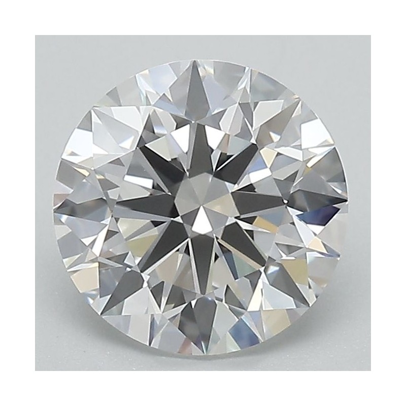 Diament laboratoryjny bezbarwny szlif okrągły, 2.07ct, VVS2, D, GIA 2507143638