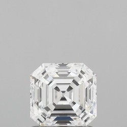 Diament laboratoryjny bezbarwny szlif szmaragdowy kwadratowy, 1.07ct, VVS1, D, IGI LG687546406