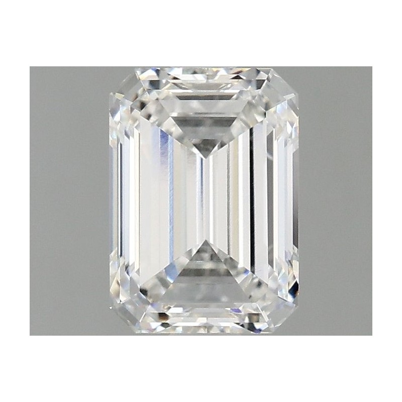 Diament laboratoryjny bezbarwny szlif szmaragdowy, 1.58ct, VVS1, E, IGI LG677576624