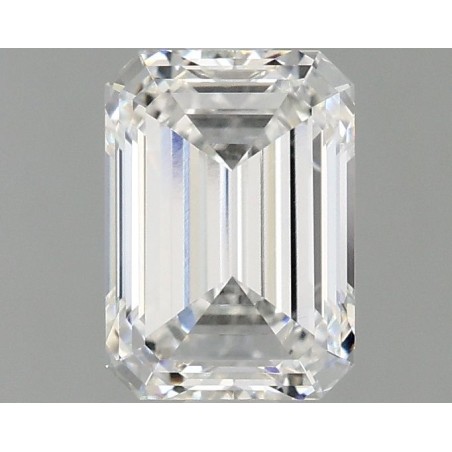 Diament laboratoryjny bezbarwny szlif szmaragdowy, 1.58ct, VVS1, E, IGI LG677576624