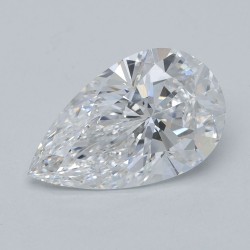 Diament laboratoryjny bezbarwny szlif gruszkowy, 2.07ct, VVS2, D, IGI LG604377220
