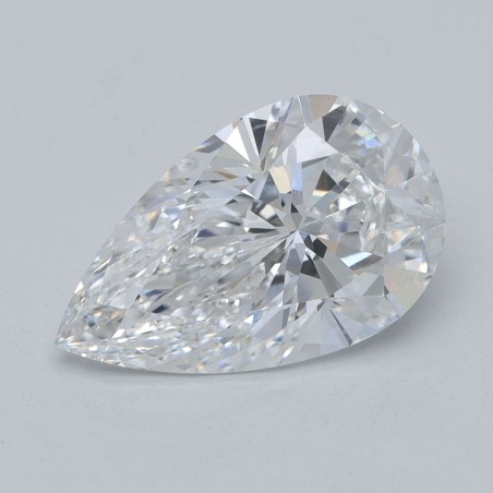 Diament laboratoryjny bezbarwny szlif gruszkowy, 2.07ct, VVS2, D, IGI LG604377220