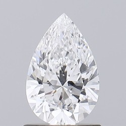Diament laboratoryjny bezbarwny szlif gruszkowy, 0.9ct, VVS2, D, IGI LG678506826