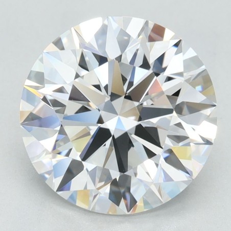 Diament laboratoryjny bezbarwny szlif okrągły, 2.82ct, VVS1, D, GIA 6505527510