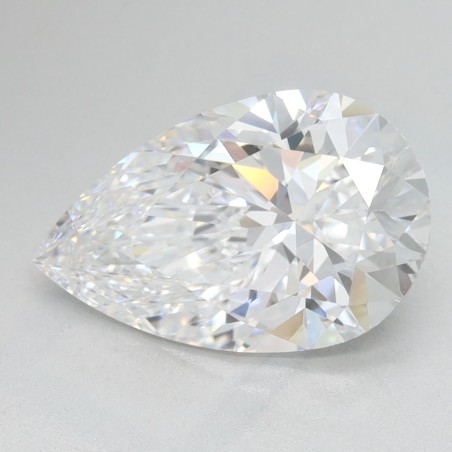 Diament laboratoryjny bezbarwny szlif gruszkowy, 2.54ct, VVS1, D, IGI LG677520660