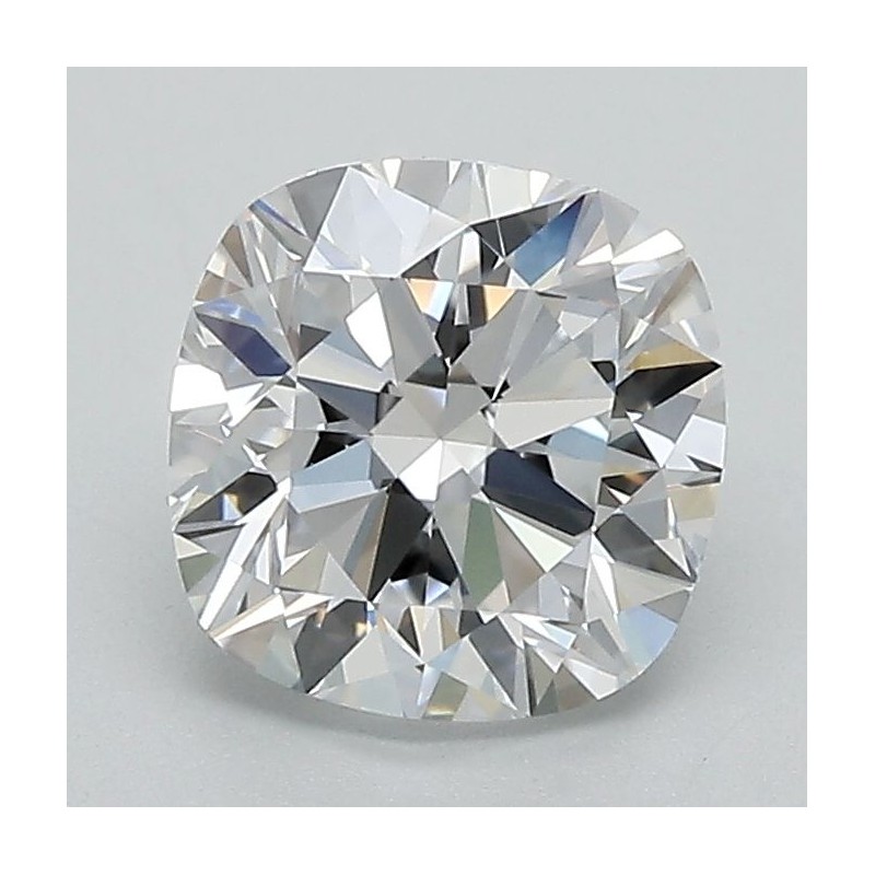 Diament laboratoryjny bezbarwny szlif poduszkowy brylantowy, 1.74ct, VVS2, D, GIA 7503266825