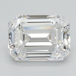Diament laboratoryjny bezbarwny szlif szmaragdowy, 2.08ct, VVS2, D, GIA 6501195135