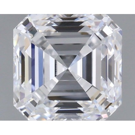 Diament laboratoryjny bezbarwny szlif szmaragdowy kwadratowy, 1.07ct, VVS2, D, IGI LG665409381