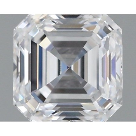 Diament laboratoryjny bezbarwny szlif szmaragdowy kwadratowy, 1.06ct, VVS2, D, IGI LG687546292