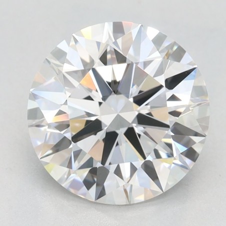 Diament laboratoryjny bezbarwny szlif okrągły, 2.14ct, IF, E, IGI LG660446358