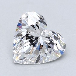 Diament laboratoryjny bezbarwny serce, 1.35ct, VVS2, D, GIA 5473753327