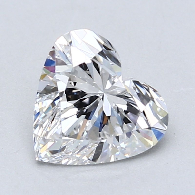 Diament laboratoryjny bezbarwny serce, 1.35ct, VVS2, D, GIA 5473753327