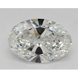 Diament laboratoryjny bezbarwny szlif owalny, 2.03ct, VVS1, E, GIA 6501832750