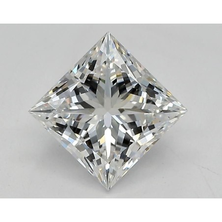 Diament laboratoryjny bezbarwny szlif princess, 1.29ct, VVS2, E, GIA 2506702094