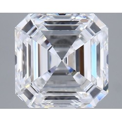 Diament laboratoryjny bezbarwny Asscher, 2.03ct, VVS2, D, IGI LG729573572