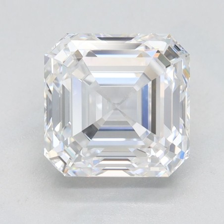 Diament laboratoryjny bezbarwny Asscher, 2.07ct, VVS1, D, GIA 6502515108