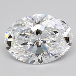 Diament laboratoryjny bezbarwny szlif owalny, 2.53ct, VVS1, D, IGI LG733509682
