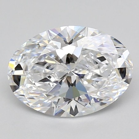 Diament laboratoryjny bezbarwny szlif owalny, 2.53ct, VVS1, D, IGI LG733509682