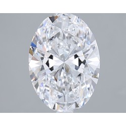 Diament laboratoryjny bezbarwny szlif owalny, 2.53ct, VVS1, D, IGI LG741512986