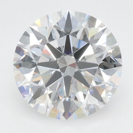 Diament laboratoryjny bezbarwny szlif okrągły, 2.43ct, VVS2, D, GIA 2507723574