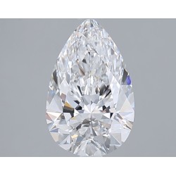 Diament laboratoryjny bezbarwny szlif gruszkowy, 2.2ct, VVS1, D, IGI LG741512842