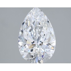 Diament laboratoryjny bezbarwny szlif gruszkowy, 2.28ct, VVS2, D, IGI LG741512884