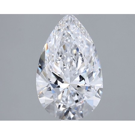 Diament laboratoryjny bezbarwny szlif gruszkowy, 2.07ct, VVS1, D, IGI LG741512771
