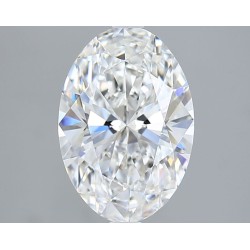 Diament laboratoryjny bezbarwny szlif owalny, 3.0ct, VVS1, E, IGI LG741554059