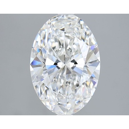 Diament laboratoryjny bezbarwny szlif owalny, 3.0ct, VVS1, E, IGI LG741554059