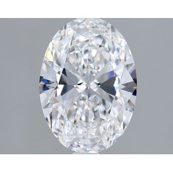 Diament laboratoryjny bezbarwny szlif owalny, 2.0ct, VVS1, D, IGI LG741512535
