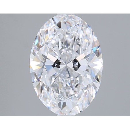 Diament laboratoryjny bezbarwny szlif owalny, 2.71ct, VVS1, D, IGI LG741529502
