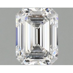 Diament laboratoryjny bezbarwny szlif szmaragdowy, 1.35ct, VVS2, E, IGI LG690526887