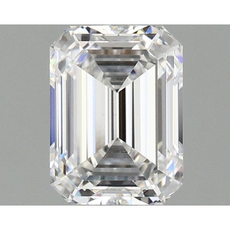 Diament laboratoryjny bezbarwny szlif szmaragdowy, 1.35ct, VVS2, E, IGI LG690526887