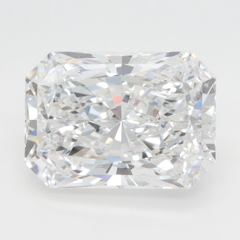 Diament laboratoryjny bezbarwny radiant, 2.7ct, VVS2, D, GIA 7503732359