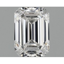 Diament laboratoryjny bezbarwny szlif szmaragdowy, 1.1ct, VVS2, D, IGI LG735598265