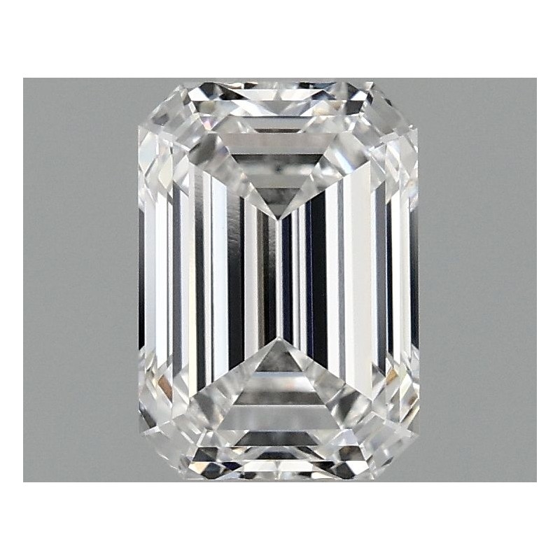 Diament laboratoryjny bezbarwny szlif szmaragdowy, 1.1ct, VVS2, D, IGI LG735598265