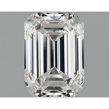 Diament laboratoryjny bezbarwny szlif szmaragdowy, 1.1ct, VVS2, D, IGI LG735598265