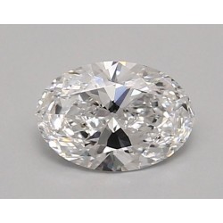 Diament laboratoryjny bezbarwny szlif owalny, 0.93ct, VVS2, D, IGI LG742545587