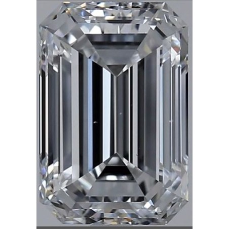 Diament szlif szmaragdowy, 2.4ct, VS1, E, GIA 2526644242