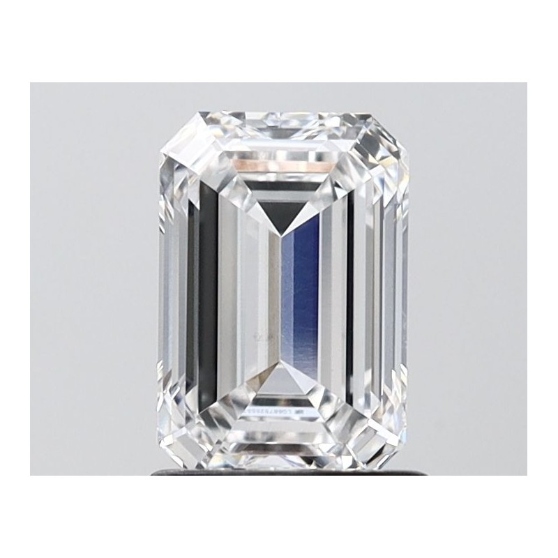 Diament laboratoryjny bezbarwny szlif szmaragdowy, 1.4ct, VVS2, D, IGI LG687525553