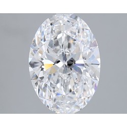 Diament laboratoryjny bezbarwny szlif owalny, 2.54ct, VVS1, D, IGI LG741513001