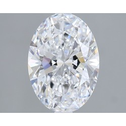 Diament laboratoryjny bezbarwny szlif owalny, 2.34ct, VVS2, D, IGI LG741512906