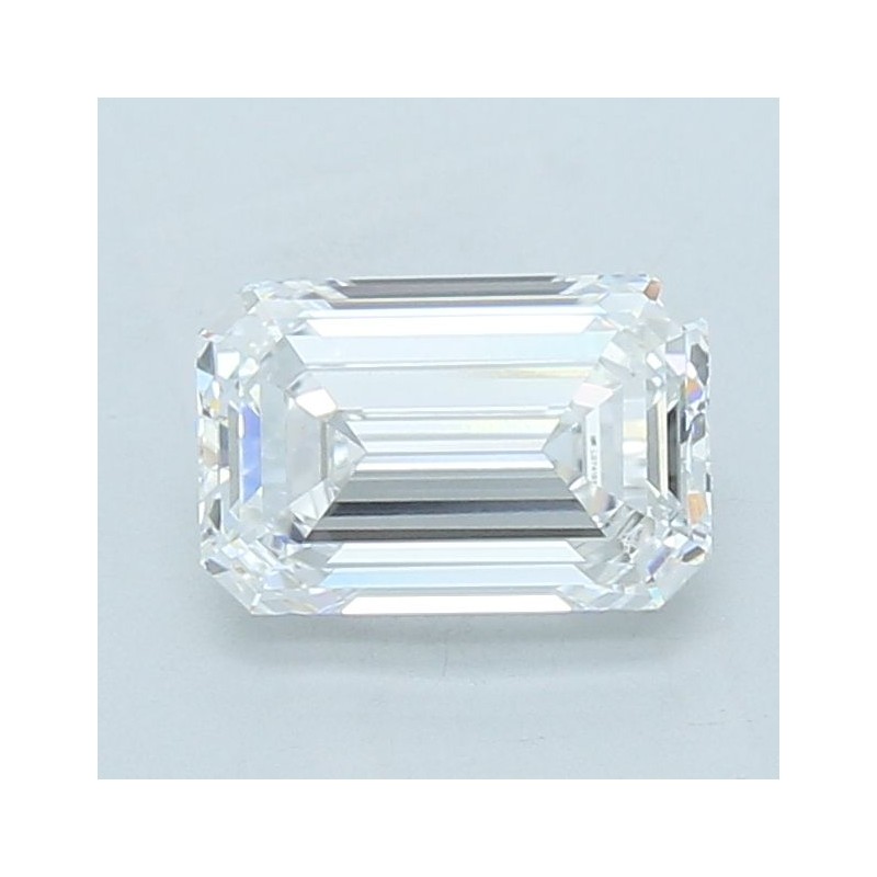 Diament laboratoryjny bezbarwny szlif szmaragdowy, 2.02ct, VVS2, D, IGI LG741557859