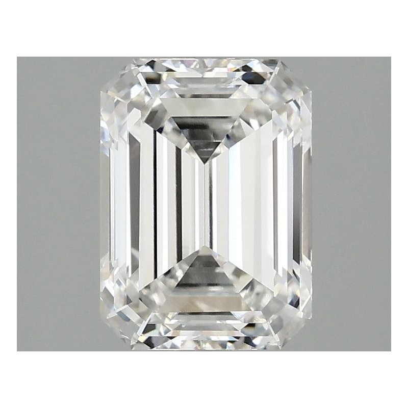 Diament laboratoryjny bezbarwny szlif szmaragdowy, 2.1ct, VVS2, E, IGI LG735593728