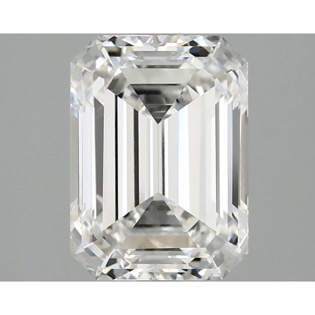 Diament laboratoryjny bezbarwny szlif szmaragdowy, 2.1ct, VVS2, E, IGI LG735593728