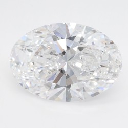 Diament laboratoryjny bezbarwny szlif owalny, 2.07ct, VVS1, D, GIA 6502705962
