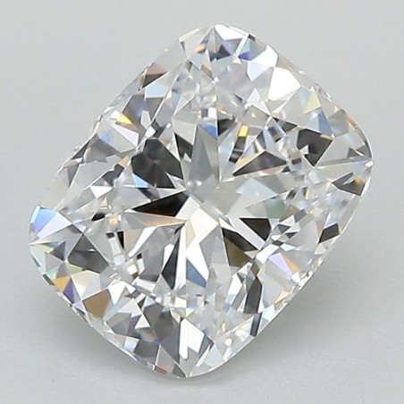 Diament laboratoryjny bezbarwny szlif poduszkowy brylantowy, 2.09ct, VVS2, D, GIA 1508256147