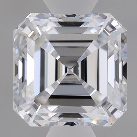 Diament laboratoryjny bezbarwny szlif szmaragdowy kwadratowy, 1.0ct, IF, E, IGI LG582373693